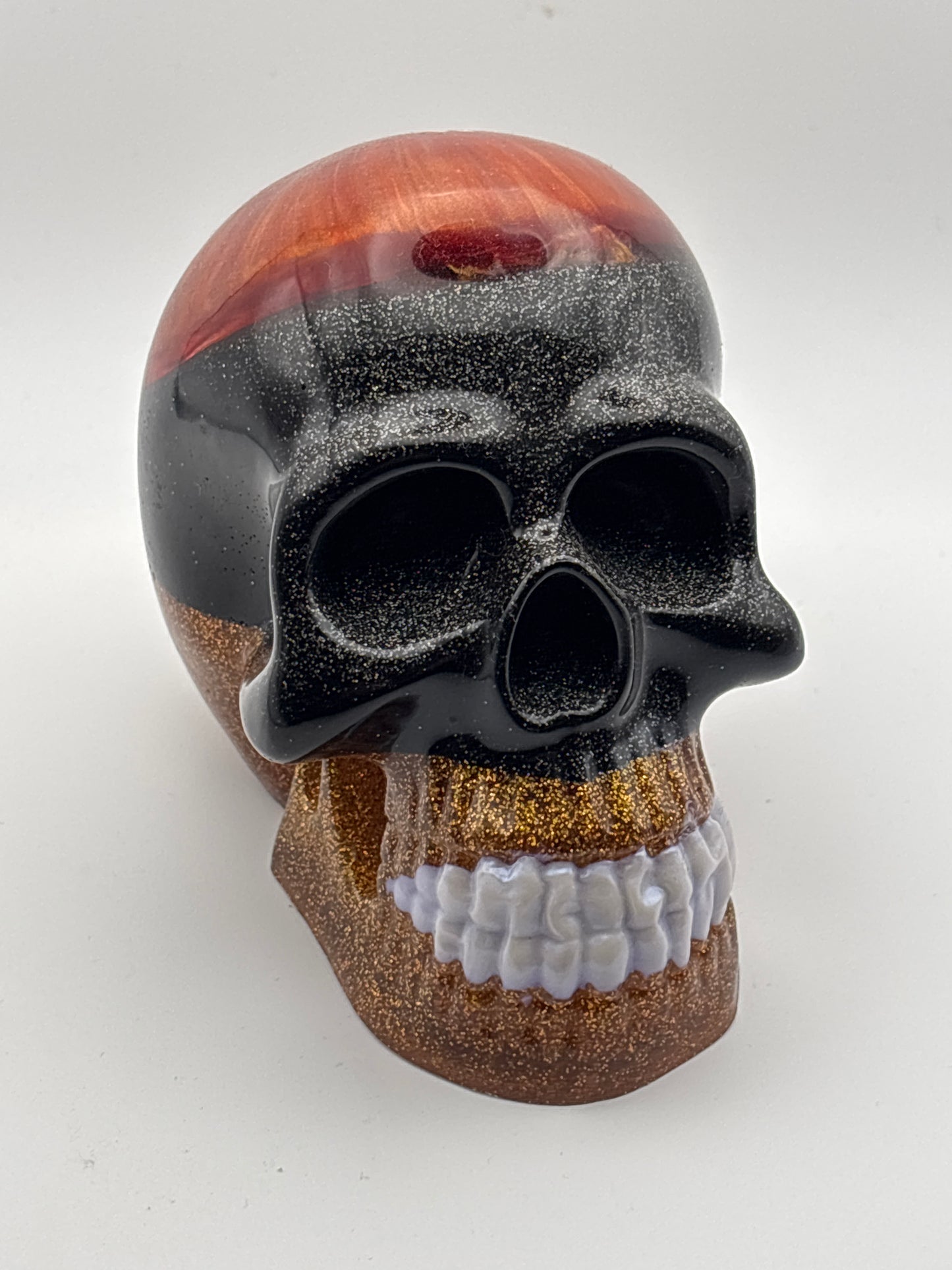 Beautiful hand made large resin skull